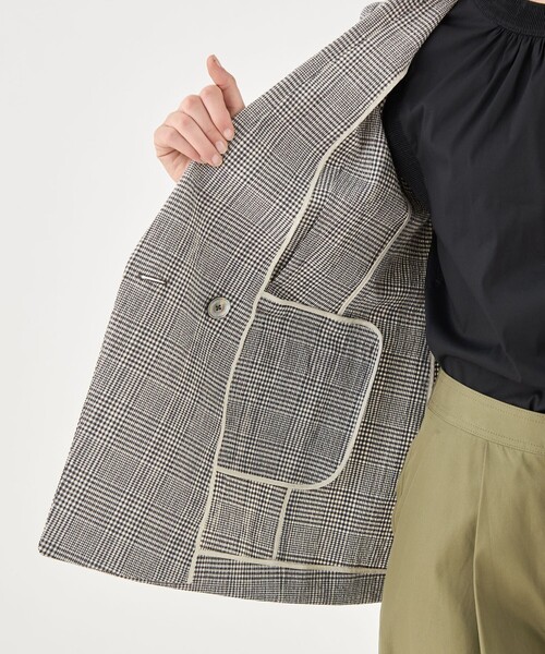 【2点セット】美品✨トゥモローランド グレンチェック テーラードジャケット 52 TOMORROWLAND collection ジャケット テーラードジャケット グレン