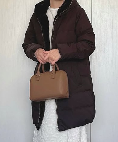 libelle more（リベル モア） ダウンコート ダウンジャケット フード