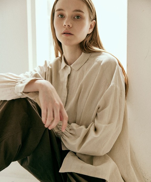 RNA-N（アールエヌエーエヌ） ブラウス シャツ B2844 コットンリネン