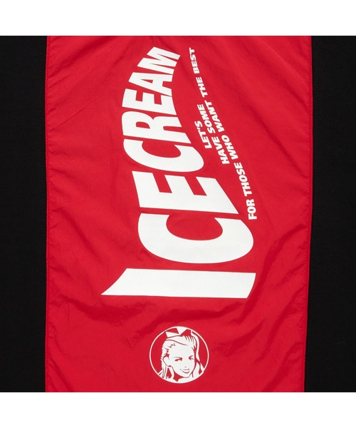 ICECREAM シャツ SWITCHING RUGBY SS SHIRT メンズ レディース