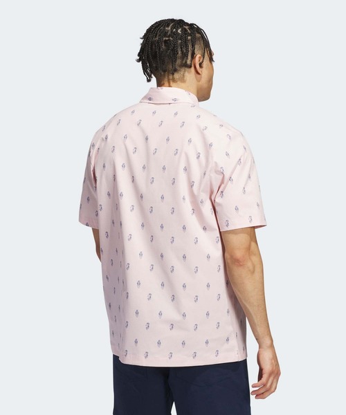 adidasgolf 柄シャツ adidas シャツ GO-TO ペイズリー ウーブンフルオープンシャツ