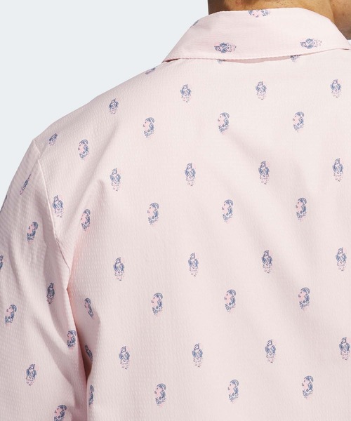 adidasgolf 柄シャツ adidas シャツ GO-TO ペイズリー ウーブンフルオープンシャツ