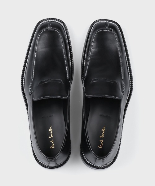 Paul Smith ブラック ローファー 9 Men's Black Leather 'Montego' Loafers