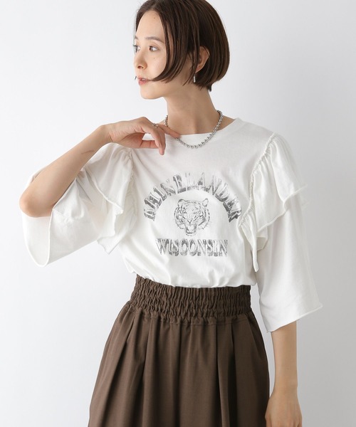 トップス yaSupreme 菊刺繍ジャガード切替シャツ | axes femme online shop