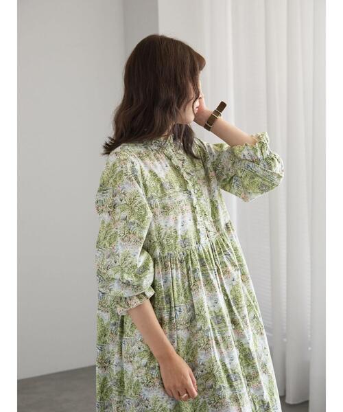 ワンピース 「LIBERTY」Glencot House柄ワンピース レディース  