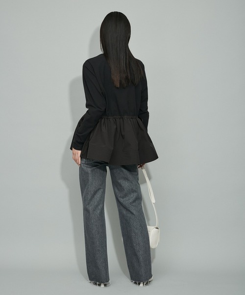 ADAM ET ROPE' ペプラムカットソー 半袖Tシャツ 異素材 - メルカリ