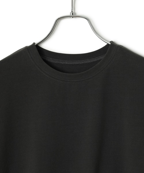 ADAM ET ROPE' tシャツ 「WEB限定・洗える」ギャザーペプラム