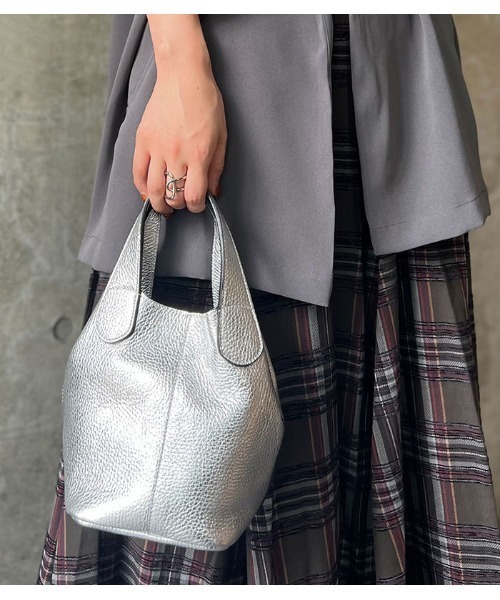 RIPANI トートバッグ 「RIPANI/リパーニ」ANNAメタリックレザー