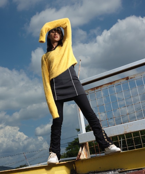 tシャツ 「Kappa」AUTHENTIC　シャギーニット　ゲームシャツ レディース Kappa tシャツ 「Kappa」AUTHENTIC シャギーニット ゲームシャツ
