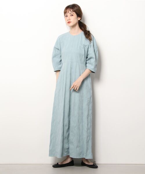 6(ROKU) 「6」 半袖ワンピース 36 ライトブルー レディース : ZOZOTOWN  