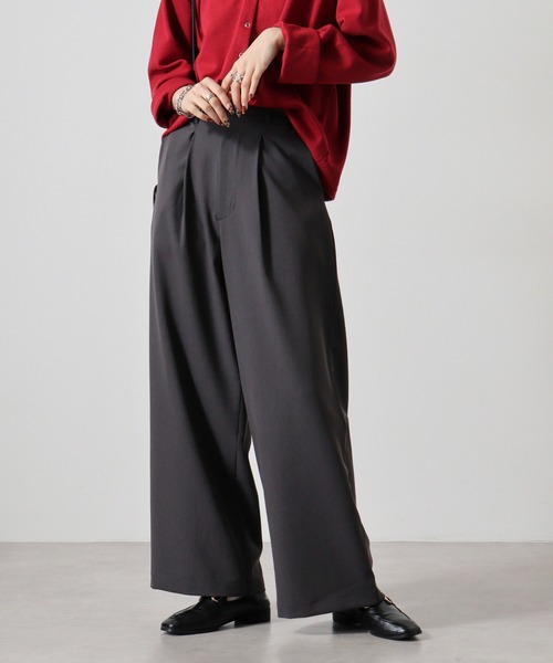 Pants ワイド パンツ ワイドパンツ スラックス メンズ レディース　M8 ミマ スラックス 「ミマ」ボンタンスーパーワイドパンツ メンズ