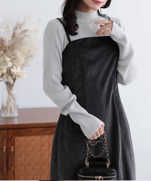 ニット セーター 袖切り替えハイネックニット レディース : ZOZOTOWN