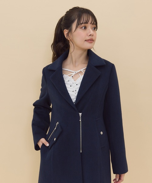 REDYAZEL（レディアゼル） ステンカラーコート コート ジップ