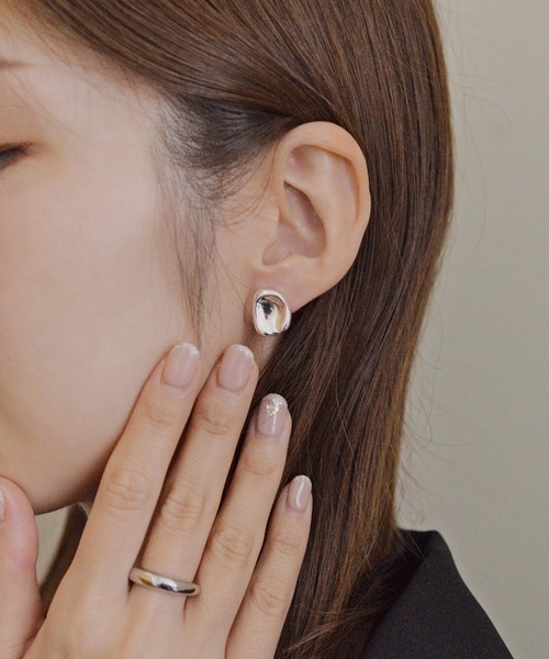 styiro イヤリング 落ちないイヤリング ホローメタルクリップ