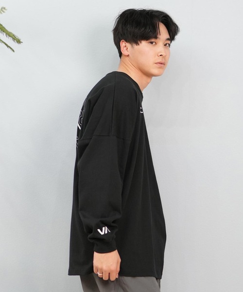 XLサイズ 新品未使用 RVCAルーカ 長袖ロンT 黒 RVCA tシャツ RVCA/ルーカ ロンTee/長袖Tシャツ バックプリント