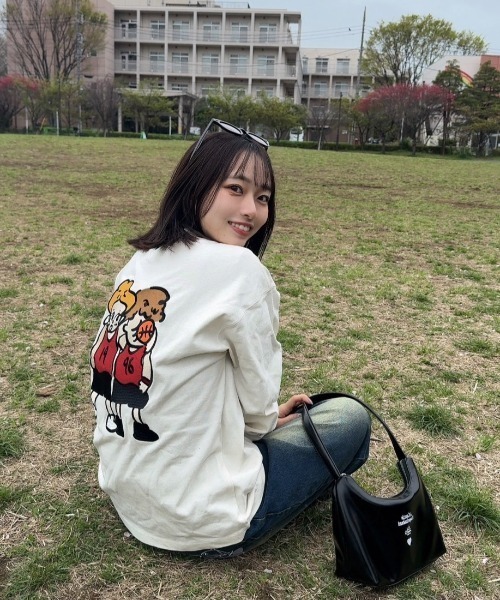 kaoyorinakami tシャツ basketboy long tee / バスケットボーイロンT