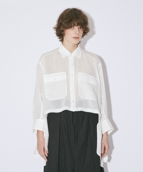 ブラウス シャツ ビューティフルピープル beautiful people double-end leno cloth tuxedo shirt レデ beautiful people ブラウス シャツ ビューティフルピープル