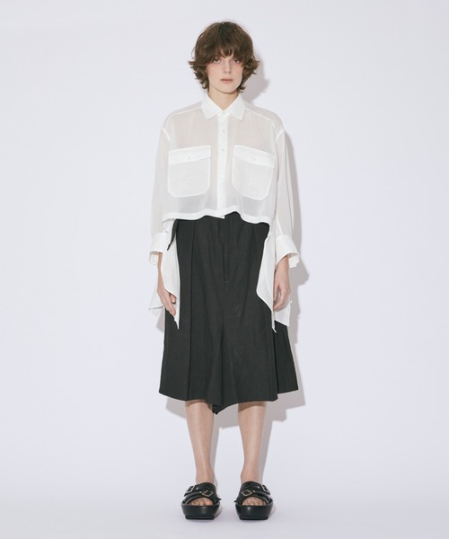 ブラウス シャツ ビューティフルピープル beautiful people double-end leno cloth tuxedo shirt レデ beautiful people ブラウス シャツ ビューティフルピープル