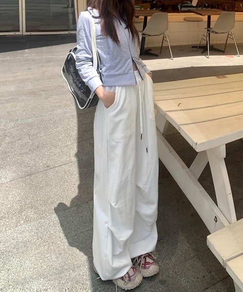 aimoha（アイモハ） ワイドパンツ パンツ リラックスフィットワイド