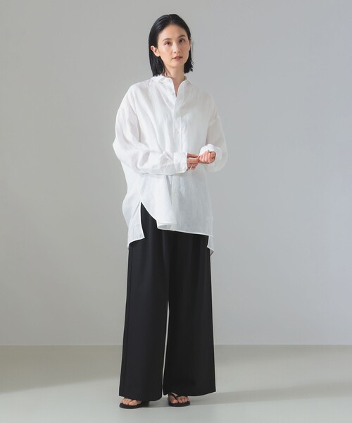 TICCA リネンスクエアビッグシャツ　UNISEX セール】《追加》【TICCA/ティッカ】リネンスクエアビッグシャツ