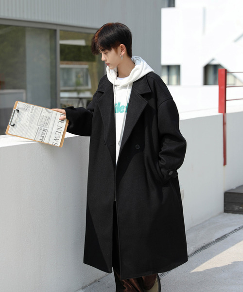 「neos」 チェスターコート LARGE グリーン系その他 メンズ_画像9