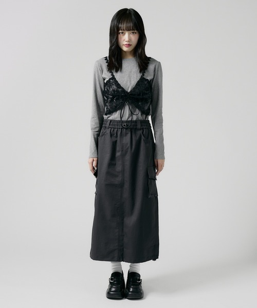 Chick スカート Back Slit Cargo Skirt / バックスリット カーゴ