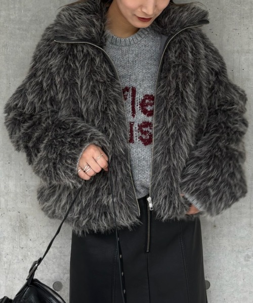 JEANASIS（ジーナシス） ブルゾン FREE グレー系その他 レディース