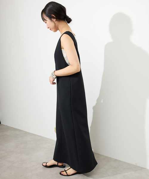 SLOBE IENA ワンピース Uネックジャンパースカート : ZOZOTOWN