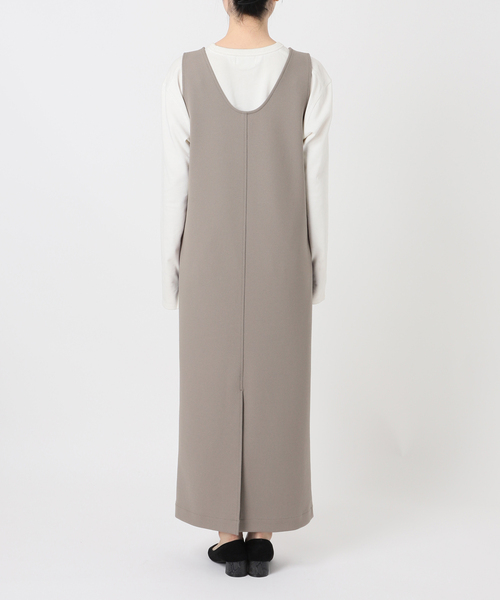 SLOBE IENA ワンピース Uネックジャンパースカート : ZOZOTOWN