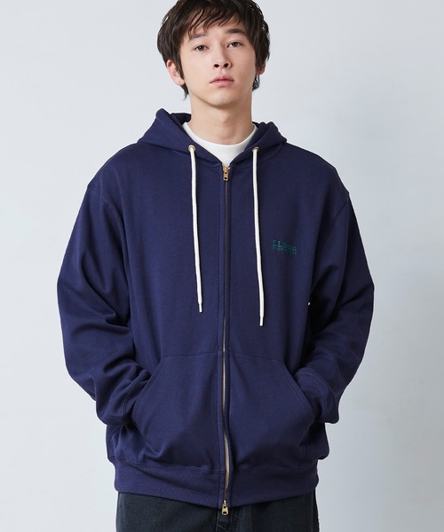 仙台育英　応援　未使用　フルジップ　パーカー　非売品　メンズ　ネイビー L.L.Bean パーカー 「JAPAN EDITION」ポーテージ・フルジップ