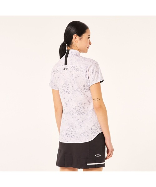 オークリー ELEVATE BLOOM QUARTZ MOCK / POLO SHIRT ポロシャツ/ GOLF レディースゴルフ/OAKLEY レデ OAKLEY オークリー ELEVATE BLOOM QUARTZ MOCK / POLO SHIRT