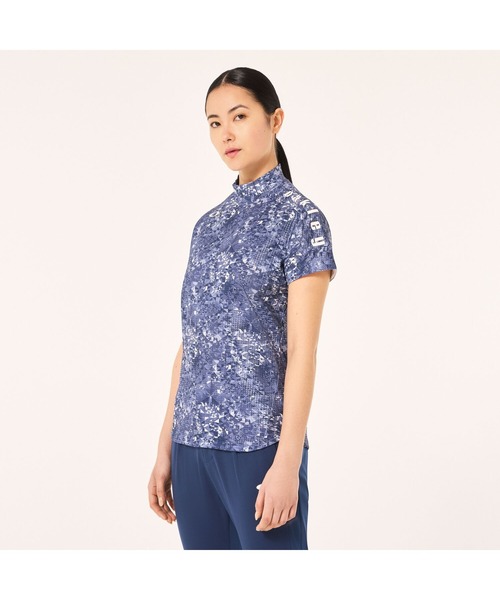 オークリー ELEVATE BLOOM QUARTZ MOCK / POLO SHIRT ポロシャツ/ GOLF レディースゴルフ/OAKLEY レデ OAKLEY オークリー ELEVATE BLOOM QUARTZ MOCK / POLO SHIRT