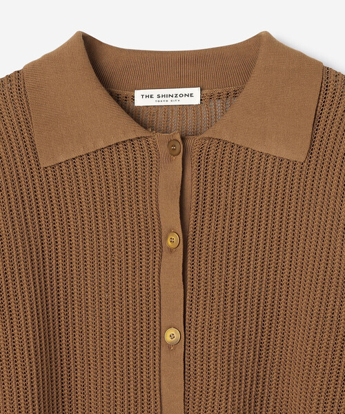 カーディガン THE SHINZONE | OPEN WORK KNIT CARDIGAN WOMEN レディース THE SHINZONE カーディガン | OPEN WORK KNIT CARDIGAN WOMEN