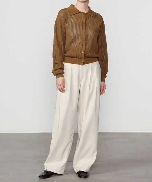 カーディガン THE SHINZONE | OPEN WORK KNIT CARDIGAN WOMEN レディース THE SHINZONE カーディガン | OPEN WORK KNIT CARDIGAN WOMEN