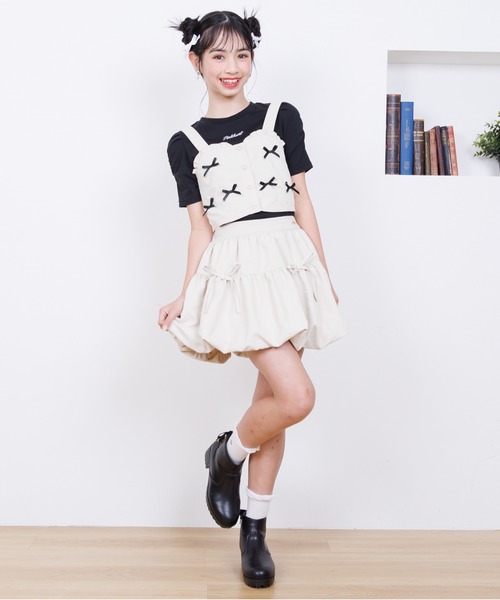 PINKHUNT（ピンクハント） スカート リボン付き バルーンスカート