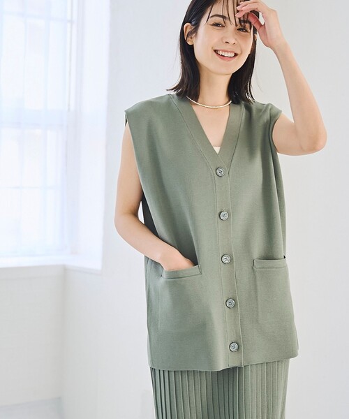 RONEL ベスト ジレ 夏 Vネックロングジレ レディース : ZOZOTOWN Yahoo