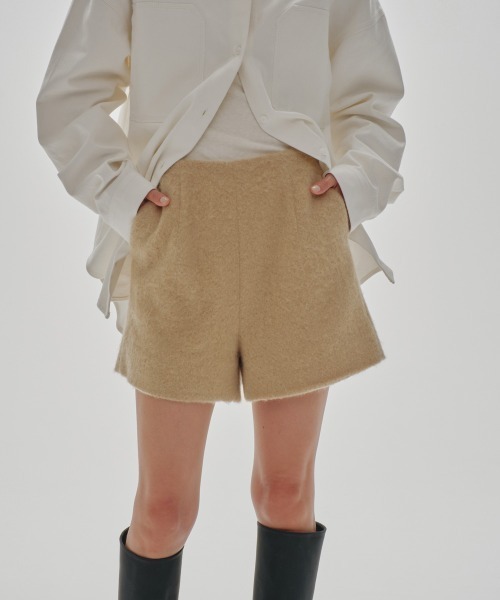 todayful ショートパンツ（モカ） todayful ショートパンツ（モカ） セットアップ対応】Wool Twill