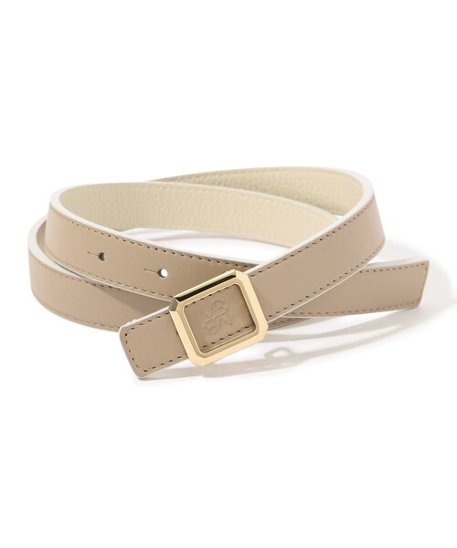 MAISON BOINET ベルト square buckle レディース : ZOZOTOWN