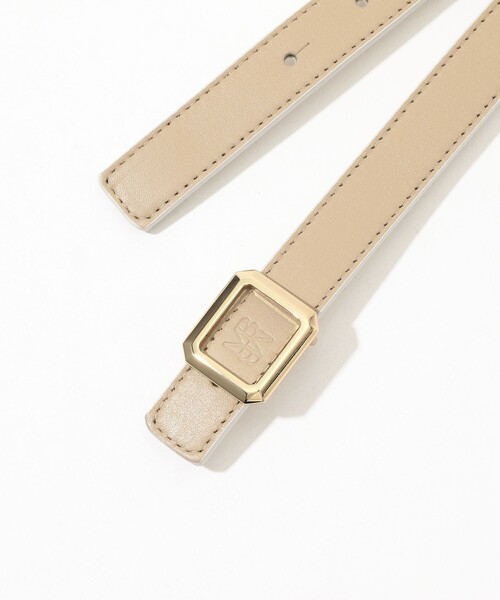MAISON BOINET ベルト square buckle レディース : ZOZOTOWN
