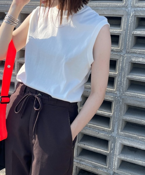 Hanes（ヘインズ） tシャツ SHIRO/シロ ノースリーブ パックTシャツ
