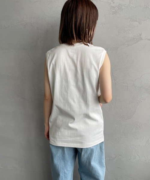 Hanes（ヘインズ） tシャツ SHIRO/シロ ノースリーブ パックTシャツ 