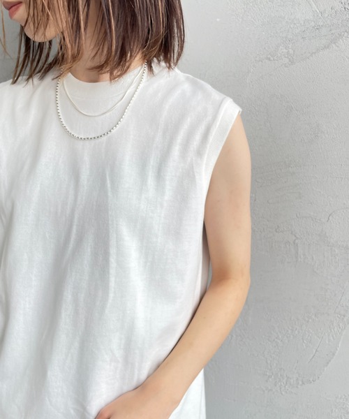 Hanes（ヘインズ） tシャツ SHIRO/シロ ノースリーブ パックTシャツ 