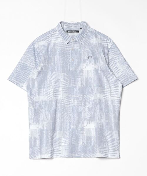 【半額！】美品・トラヴィスマシュー　ポロシャツS ポロシャツ トラヴィスマシュー S/S Leaf Print Polo メンズ