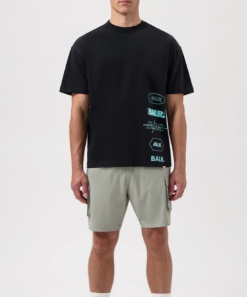 BALR ロゴ入りブルーボックスTシャツ 関税送料込み B】/Tシャツ/PLBサークルロゴ（ydb4582618745253）|商品詳細