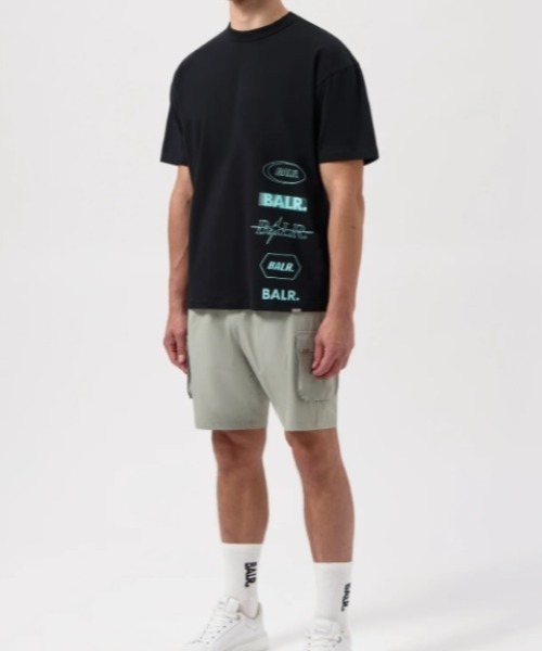 BALR. tシャツ BALR./ボーラー/JP TAGS BOX T-SHIRT-JET/日本