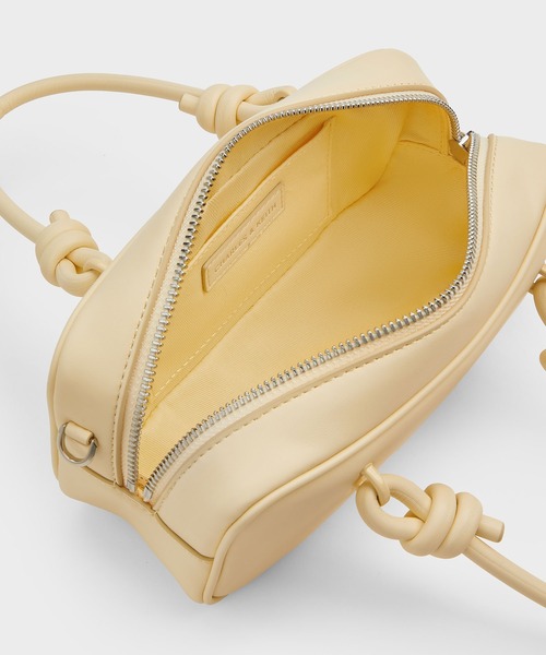 CHARLES & KEITH◆Sammie サミー ノットハンドル トートバッグ CHARLES ＆ KEITH トートバッグ Sammie サミー ノットハンドル