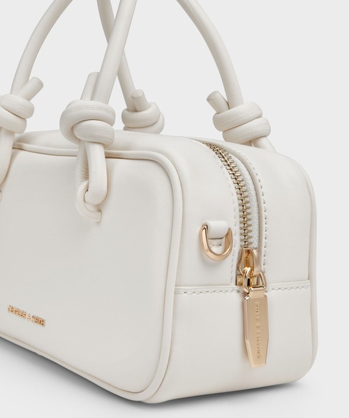 CHARLES ＆ KEITH トートバッグ Sammie サミー ノットハンドル