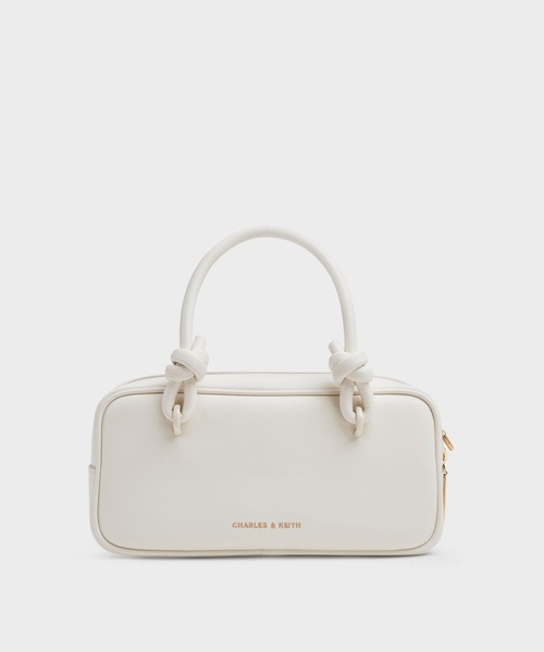 CHARLES & KEITH◆Sammie サミー ノットハンドル トートバッグ CHARLES ＆ KEITH トートバッグ Sammie サミー ノットハンドル