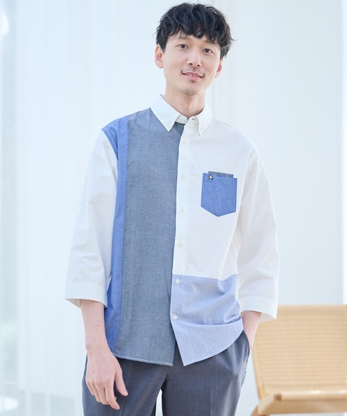 ロールカラーブラウス（メンズファッション） | ファッション の