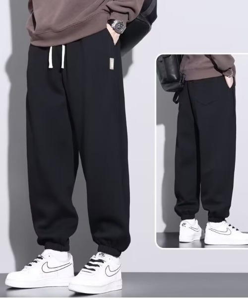 link lot スウェットパンツ ジャージ ワンポイント サイドワッペン